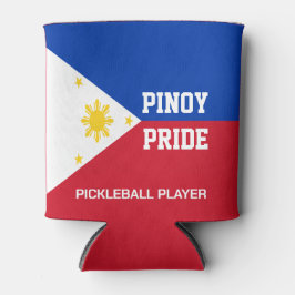 Porta-lata ORGULHO PINOY Monograma Filipinas Bandeira Filipin