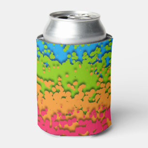 Porta-lata Orgulhos Panromântico Groovy Retro Bubbly Trippy F