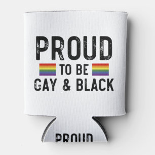 Porta-lata Orgulhoso por Ser Gay e Mês do Orgulho Negro 2025