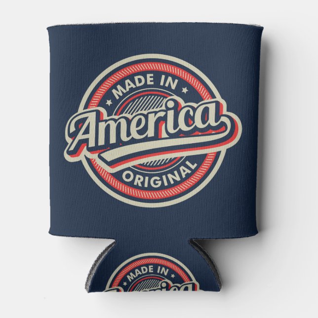 Porta-lata Original feito na América (Frente)