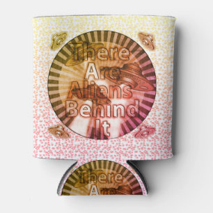 Porta-lata Os aliens atrás dele podem resfriar