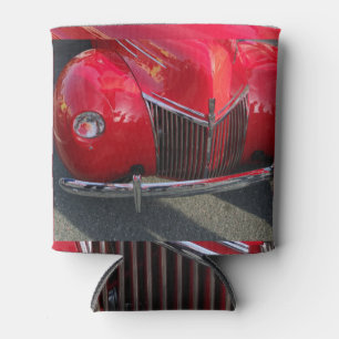 Porta-lata Os anos 30 vermelhos do vintage auto