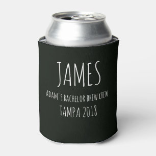 Porta-lata Os Coolies personalizados, solteiro Wedding podem
