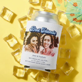 Porta-lata Os Melhores Amigos São Como Foto De Estrelas