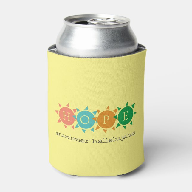 Porta-lata Ótima noite de Verão, Sun MONOGRAM Esperança (Can Front)