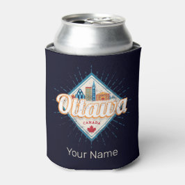 Porta-lata Ottawa Skyline Ontario Retro Canada Vintage