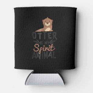 Porta-lata Otter é o meu animal espirituoso fofo  Otter Love