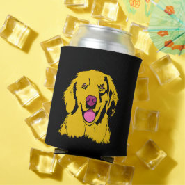 Porta-lata Ouro Retriever Art Capaz De Arrefecer