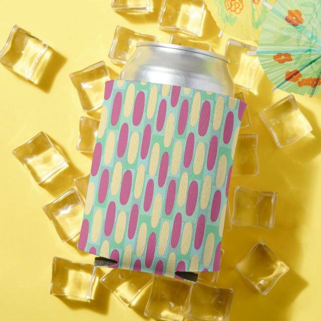 Porta-lata Ovais Amarelos e Rosa (Verão in situ)