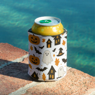 Porta-lata Padrão Assustador do Halloween - Spooky e Festivo