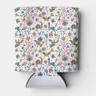 Porta-lata Padrão Brilhante do estilo Otomi mexicano