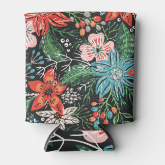 Porta-lata Padrão Colorido de Natal