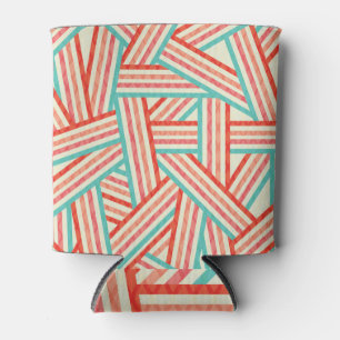 Porta-lata Padrão de Abstrato com distribuição colorida