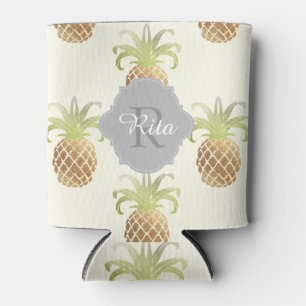 Porta-lata Padrão de Ananás Metálico PixDezines