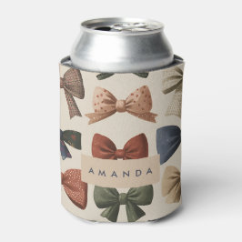 Porta-lata Padrão de Arco de Imagem Personalizada do Monogram