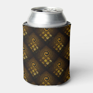 Porta-lata Padrão de Arte Abstrata Boho Elegante Moderno Dour