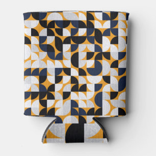 Porta-lata Padrão de Arte de Triângulos Coloridos Aleatórios