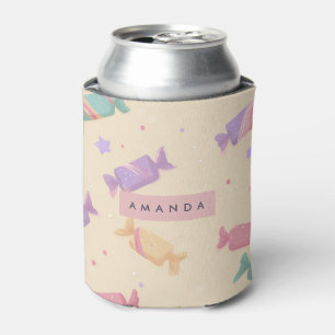 Porta-lata Padrão de Bala Personalizada Envolvida em Pastel