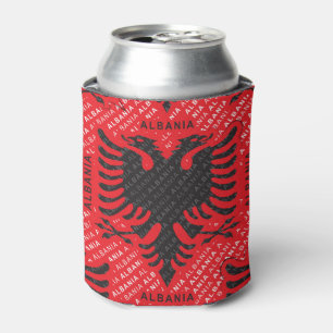 Porta-lata Padrão de bandeira albanês 2