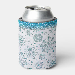 Porta-lata Padrão de Brilhante Azul