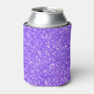 Porta-lata Padrão de brilho roxo cintilante