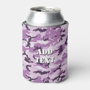 Porta-lata Padrão de Camuflagem Rosa Militar