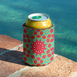 Porta-lata Padrão de Charme de Férias de Natal 