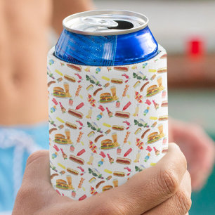 Porta-lata Padrão de Comida, Bebidas e Desserts de CHURRASCO 