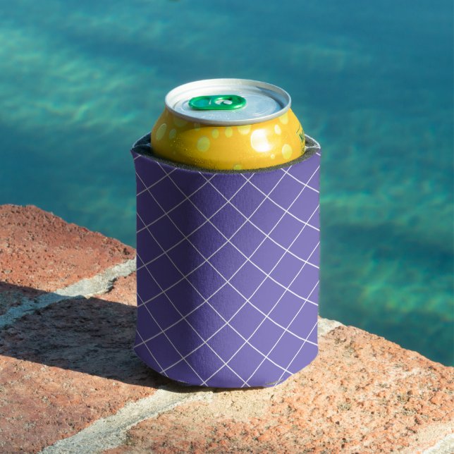 Porta-lata Padrão de diamante roxo (Piscina in situ)