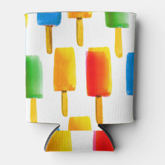 Porta-lata Padrão de Doce de Aquarela do sorvete