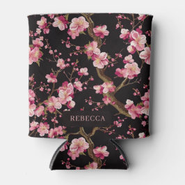 Porta-lata Padrão de Flor de Cerejeira Sakura