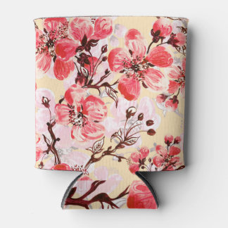 Porta-lata Padrão de Flores de Mola U