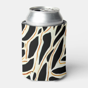 Porta-lata Padrão de Folhas de abstrato