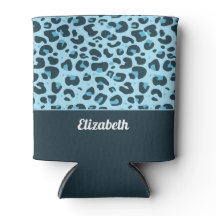 Padrão de mancha-leopardo azul-tenra com nome