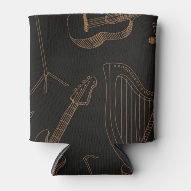 Porta-lata Padrão de música (Frente)