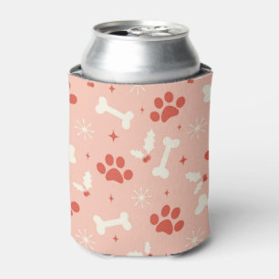Porta-lata Padrão de Natal para patas e ossos de Natal