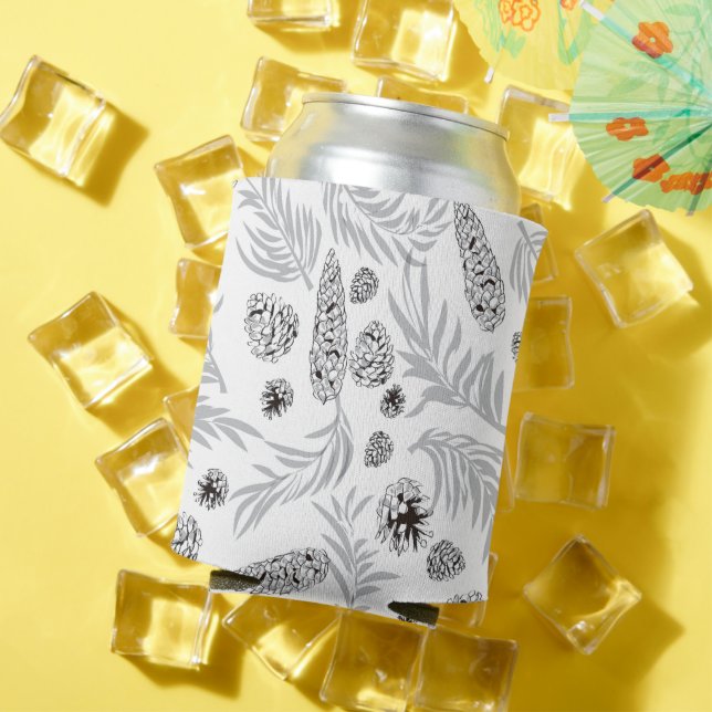 Porta-lata Padrão de Natal, Pine Snow 7 (Verão in situ)