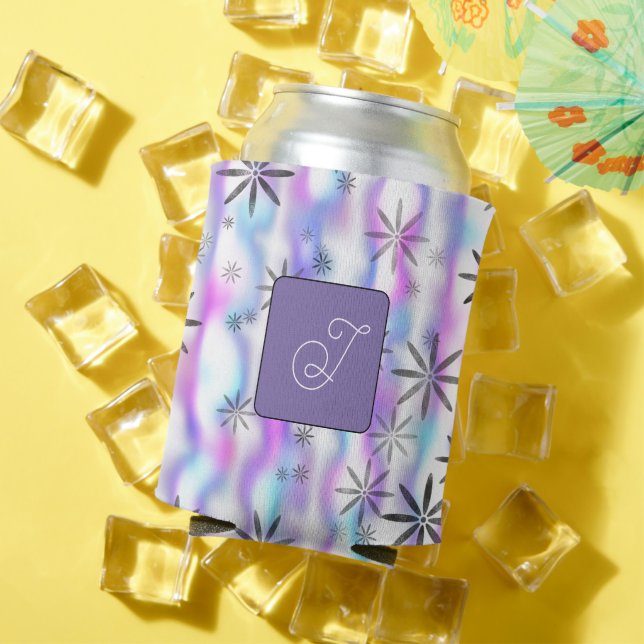 Porta-lata Padrão de Ondas Estrela Sonhadora Personalizado (Verão in situ)