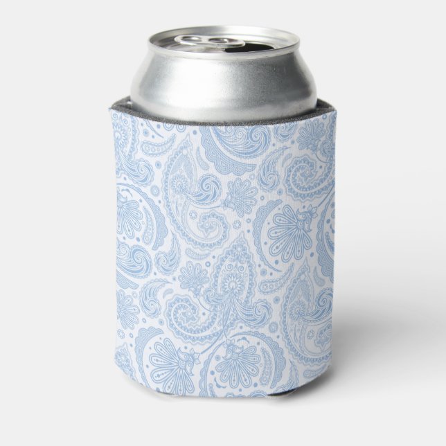 Porta-lata Padrão de paisley branco-claro (Can Back)