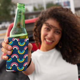 Porta-lata Padrão de semicírculo multicor