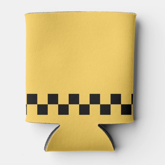 Porta-lata Padrão de verificação de cabina amarela (Frente)