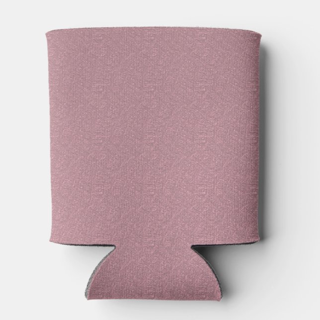 Porta-lata padrão delicado monocromático rosa (Traseira)