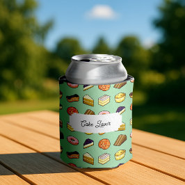 Porta-lata Padrão Delicioso de Bolos e Pastas de Bolo