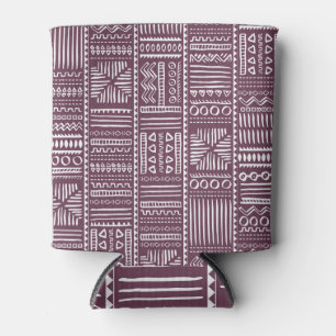 Porta-lata Padrão desenhado pela mão étnica: estilo de colhei