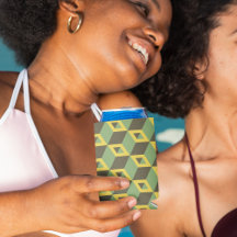 Padrão dos quadrados de ilusão 3D