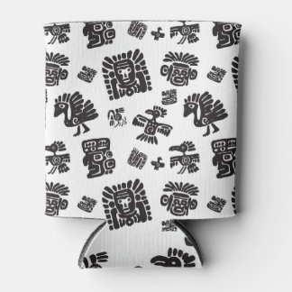Porta-lata Padrão Étnico Preto Maya