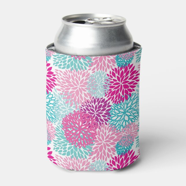Porta-lata Padrão Floral Brilhante 2 (Can Front)
