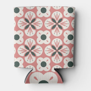 Porta-lata Padrão Invisível de Abstrato de Retro