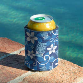 PORTA-LATA PADRÃO LUAU TIKI (AZUL BRILHO)