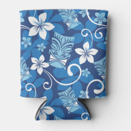 PORTA-LATA PADRÃO LUAU TIKI (AZUL BRILHO)